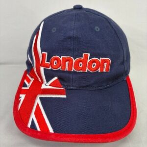 Unbranded London Baseball Cap Unisex OS Navy Blue Union Jack Flag Souvenir